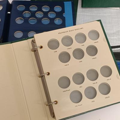 LOT 118: Coin Collecting Accessories- Empty Books, Tubes, Bags & More