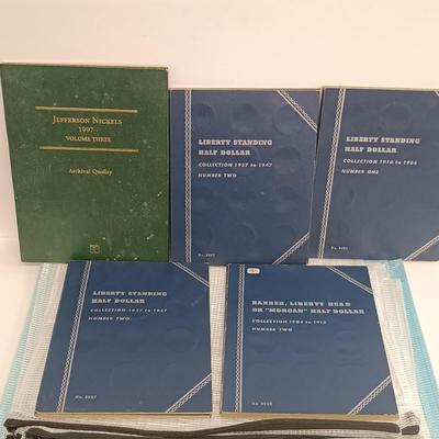 LOT 118: Coin Collecting Accessories- Empty Books, Tubes, Bags & More