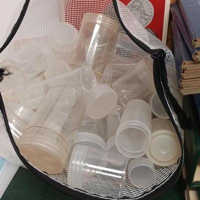LOT 118: Coin Collecting Accessories- Empty Books, Tubes, Bags & More