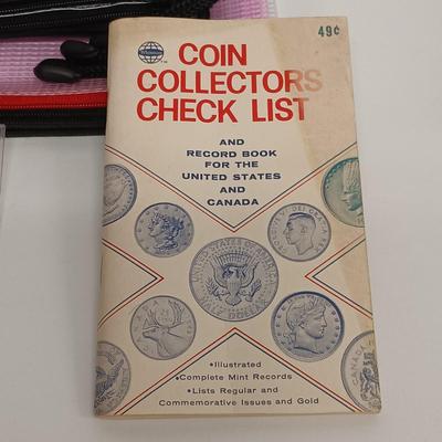 LOT 119: Coin Collecting Accessories- Empty Books, Bags, Reference Books and Paper Coin Holders