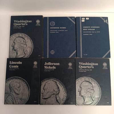 LOT 119: Coin Collecting Accessories- Empty Books, Bags, Reference Books and Paper Coin Holders