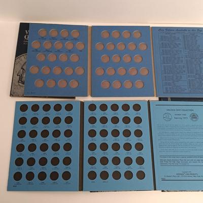 LOT 119: Coin Collecting Accessories- Empty Books, Bags, Reference Books and Paper Coin Holders