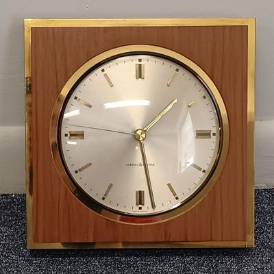 LOT 120: MCM Airguide Weather Station and General Electric German Made Wall Clock