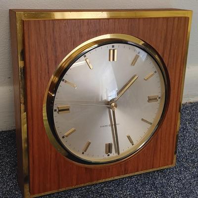 LOT 120: MCM Airguide Weather Station and General Electric German Made Wall Clock