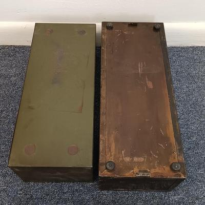 LOT 121: Set of (2) Vintage Index Card Filing Cabinets