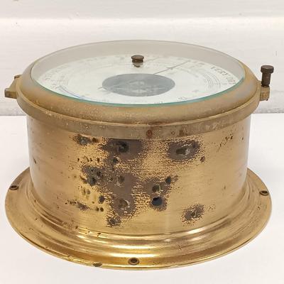 LOT 122: Schatz Mariner Brass Case Barometer and Barigo Marine Barometer