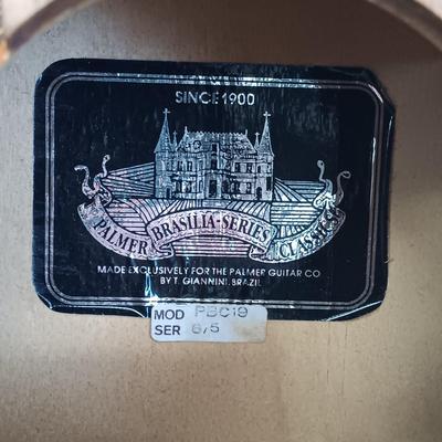 LOT 123: Palmer Guitar Co. Palmer Classic Brasilia-Series Model PBC-19 Acoustic Guitar
