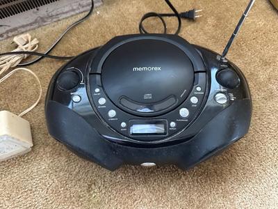 NIKON COOLPIX 4300 CAMERA, CLOCKS AND MEMOREX RADIO