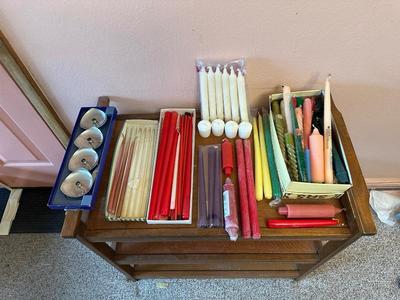 VARIOUS LOT OF CANDLES
