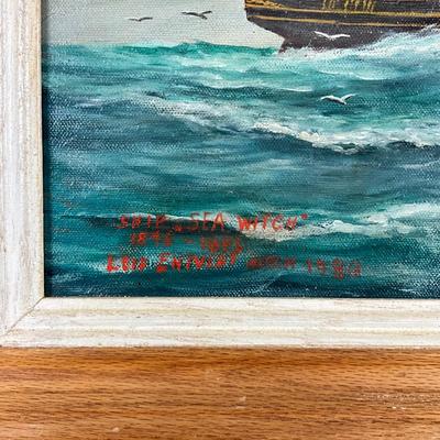 L406 Large Original Ship Painting