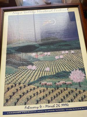 Large Framed Napa Artwork
