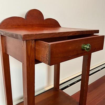 L428 Victorian Pine Single Drawer Stand/Table