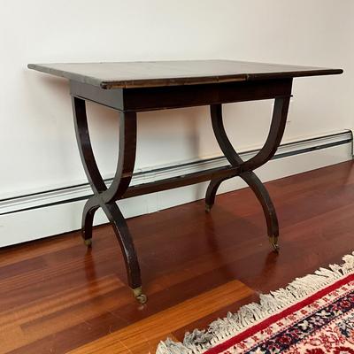 L429 Antique Flip Turn Top Rectangular Desk
