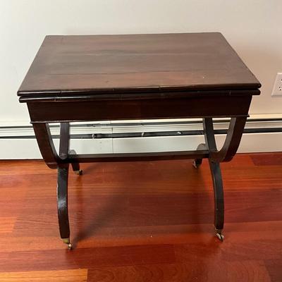 L429 Antique Flip Turn Top Rectangular Desk