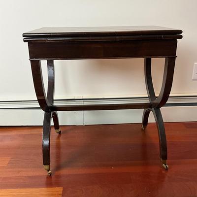 L429 Antique Flip Turn Top Rectangular Desk