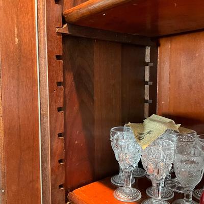 L435 Antique Eastlake Cylinder Carved Secretary Desk
