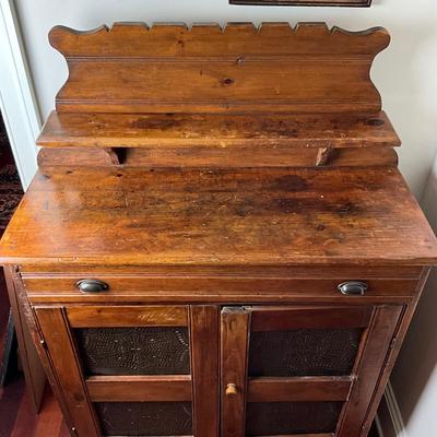 L447 Antique Victorian Pie Safe