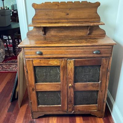 L447 Antique Victorian Pie Safe