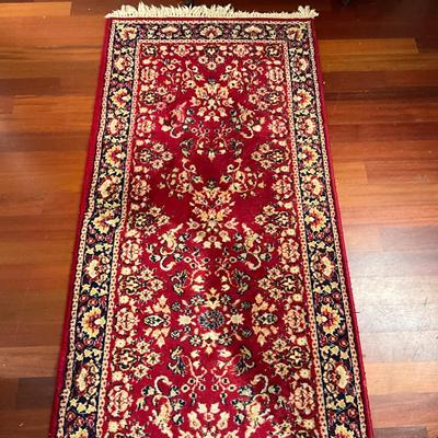 L448 Vintage Royal Shah Oriental Wool Runner 8'2" x 2'9"