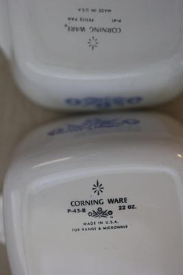 Vintage Corning Ware "Blue Cornflower" Dishes