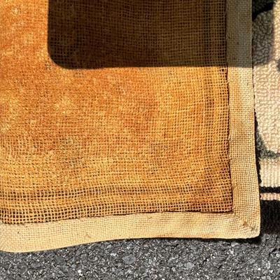 UBD479 Pair of Antique Hooked Rugs