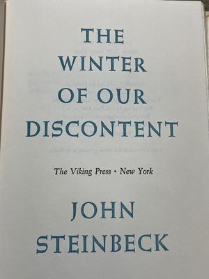 John Steinbeck novels
