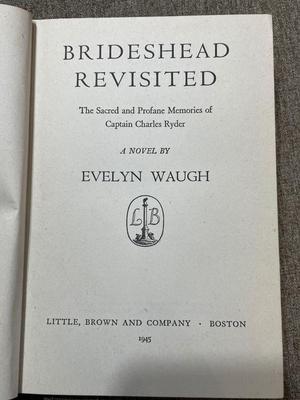 Evelyn Waugh novels - “Put out more flags” is 1st edition