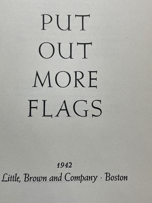 Evelyn Waugh novels - “Put out more flags” is 1st edition