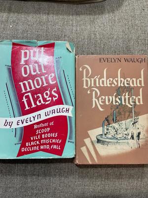 Evelyn Waugh novels - “Put out more flags” is 1st edition