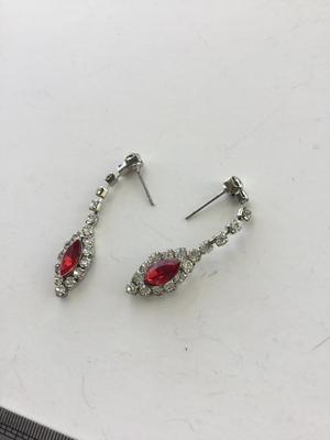 Beautiful rhinestone dangle earrings