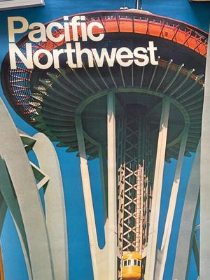 Vintage Pacific Northwest Greyhound poster