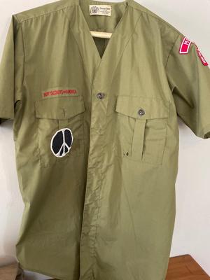 Vtg Boy Scout shirt’ slacks, belt