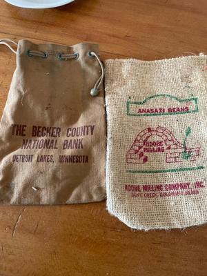 Statue, ashtray, vintage postcards