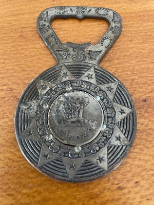 Greek Soviet bottle opener, two minatures