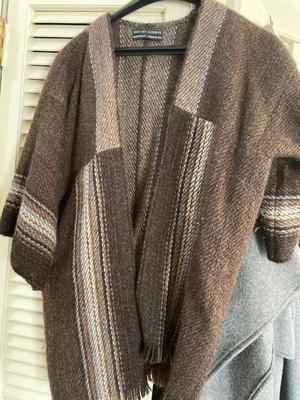 Women’s cape and sweater