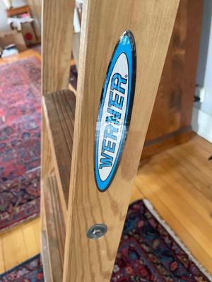 Werner step ladder, wood