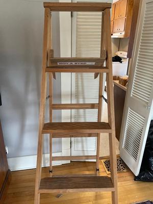 Werner step ladder, wood