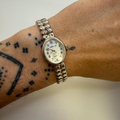 Sterling Watch, Earrings & Necklace (ST-HS)