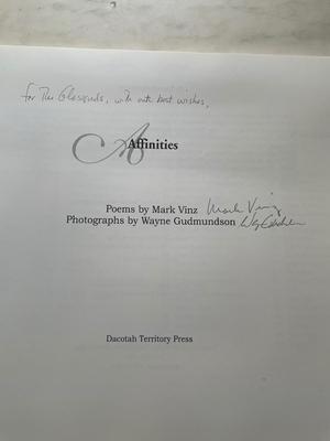Affinities by Mark Vinz Wayne Gudmundson signed