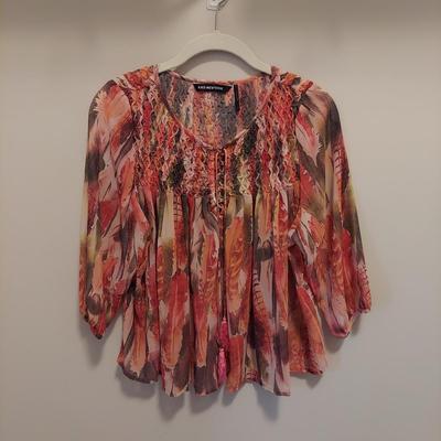 Women's Flowy Floral Tops Size Small (PBC-BBL)