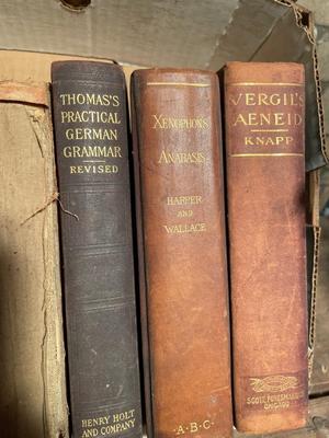 Collection of vintage books