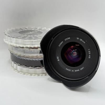 LOT 41K: Sigma AF Aspherical Zoom Lens 18-35mm w/ Filters