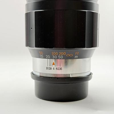 LOT 42K: Vintage Kowa SE T R 35mm Film Camera w/ Lenses: Kowa-R 1:4/200 & 50mm