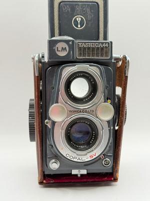 LOT 43K: Medium Format Twin Lens Reflex 120mm Cameras: Lubitel 166U & Yashica LM Copal-SV
