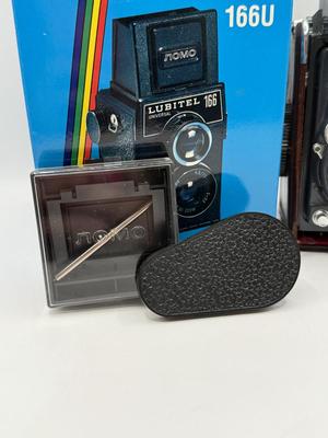 LOT 43K: Medium Format Twin Lens Reflex 120mm Cameras: Lubitel 166U & Yashica LM Copal-SV