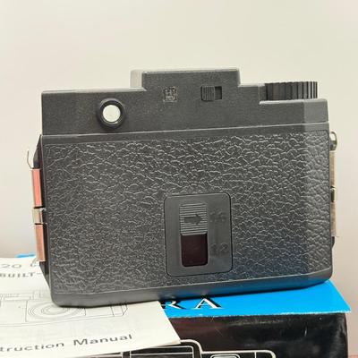 LOT 44K: Film Cameras: Argus Coated Cintar C3 Range Finder 35mm w/ Leather Case & Woca 120 GF w/ Box