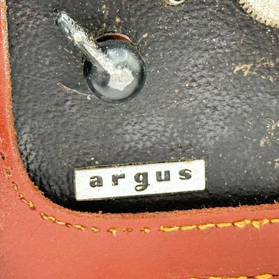 LOT 44K: Film Cameras: Argus Coated Cintar C3 Range Finder 35mm w/ Leather Case & Woca 120 GF w/ Box