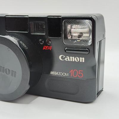 LOT 46K: 35mm Film Cameras: Canon Mega Zoom 105, Minolta Freedom Vista & Pentax IQZoom 920m
