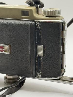 LOT 47K: Vintage Folding Cameras: Pho-tak Foldex 20 & Kodak Tourist II Camera