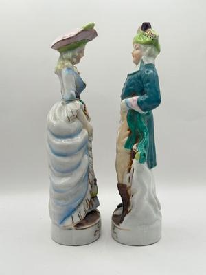 LOT 48K: 20th Century Lord & Lady Figurines Made in Japan, Staffordshire Shorter & Sons Toby Pitcher, Face Toby Mug made in...